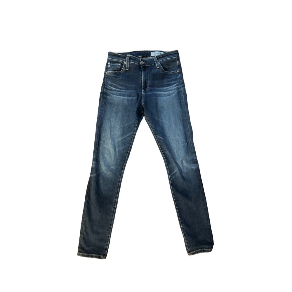 28 AG-ED Denim Adriano Goldschmied Farrah High Rise Skinny Ankle Jeans Pants